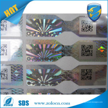 ZOLO precio de fábrica y venta caliente holograma etiqueta, etiquetas holográficas etiqueta